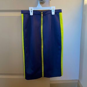 Forever 21 Color Block Midi Pencil Skirt